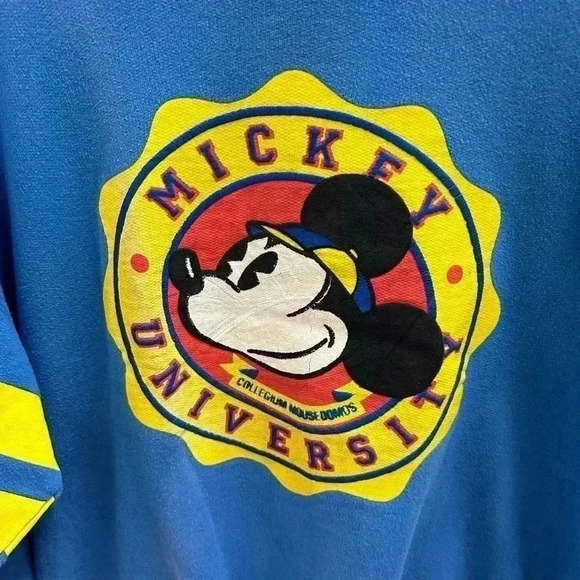Vintage Disney Mickey Mouse University Crewneck Small - Picture 4 of 4